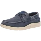 SKECHERS Herren Status 2.0 Lorano Mokassin, Navy Canvas, 43 EU