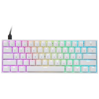 EPOMAKER SKYLOONG SK61 GK61 60% Mechanische Tastatur mit Kabel, RGB beleuchtet, Optical hot swap und Anpassbares, ABS Doubleshot, QWERTY staubdicht für PC/Mac/Gamer (Weiß, Gateron Optical Blau)