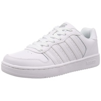 K-Swiss Herren Court Sneaker, White Gray, 41.5