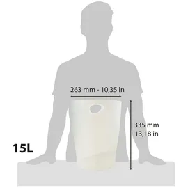 Exacompta ECOBIN 15 l Frostweiß