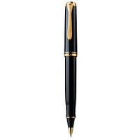Pelikan Souverän R800 Tintenroller schwarz/gold 0,5 mm, Schreibfarbe: schwarz, 1 St.