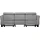 Home Affaire 3-Sitzer HOME AFFAIRE "Carpari, 224cm, manuelle od. elektrische Relaxfunktion in 2 Sitzen", grau (hellgrau), B:224cm H:97cm T:100cm, Sofas, mit USB-A/C, Kopfteilverstellung, Echtleder, Kunstleder, Webstoff