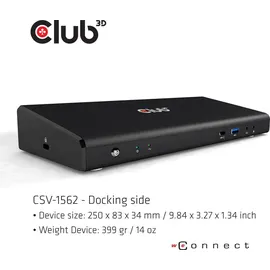 Club 3D CLUB3D CSV-1562 USB-C Passend Fuer Marke (Notebook Dockingstations): Univ