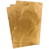 folia Prägefolie, gold, 18,5 x 29 cm, 3 Blatt