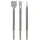 fritzfurt 40CR-Stahl Hammerbohrer-Set 3teilig SDS-Plus