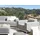 Beliani Sessel Rovigo Polyester 105 x 68 x 84 cm Grau/Weiß mit Kissen