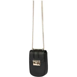 Seidenfelt Manufaktur Umhängetasche Roros Mobile black gold