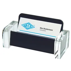 WEDO Visitenkartenhalter glasklar