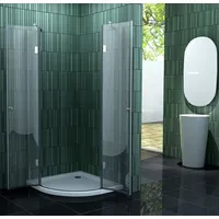 impex-bad Duschkabine CLARABO 90 x 90 x 195 cm (Viertelkreis) ohne Duschtasse