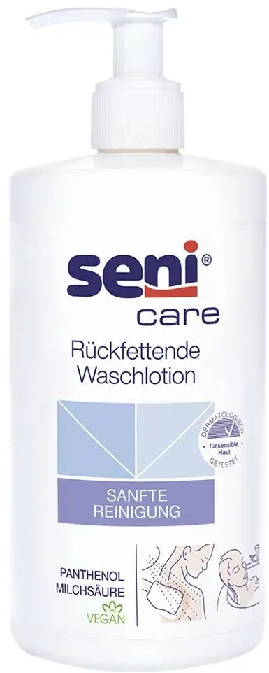 Seni Care rückfettende Waschlotion, 12 x 500 ml