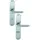 HOPPE Langschildgarnitur Cardiff E1850Z/302 Edelstahl Silber