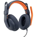 Logitech Zone Learn Headset for Learners, 3.5mm AUX - headphones with mic - replacement