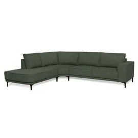 OTTO home Eckcouch Chenille 2-Sitzer Grün