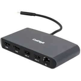 CalDigit Thunderbolt 3 mini Dock (HDMI 2.0)- Portable, busgesteuert, 40Gbs, Dual 4K @ 60Hz, USB 3.0 & 2.0, GbE LAN. Kompatibel mit Thunderbolt 3 Mac und PC (Dual HDMI 2.0)