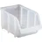 Hünersdorff Sichtlagerkasten Polypropylen 240 x 145 x 125 mm Transparent