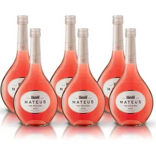 Sogrape Mateus Rosé, halbtrocken, sortenreines Weinpaket (6x0,75l)