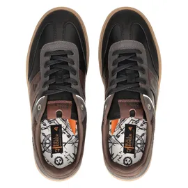 BULLBOXER Sneaker Low Schwarz/Braun Herren 45