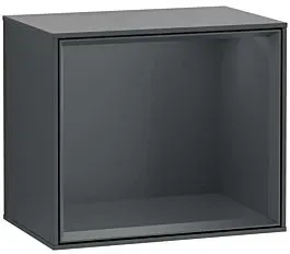 Villeroy und Boch Finion Regalmodul F590HGHG 41,8x35,6x27cm, Ladestation, Regal Midnight Blue, Midnight Blue Matt Lacquer