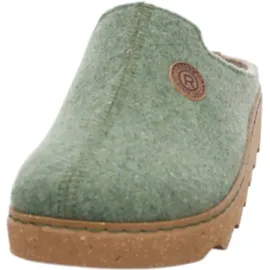 ROHDE Damen Pantoffeln Hausschuhe Softfilz Foggia 6120, Größe:38 EU, Farbe:Grün - Gr.: 38