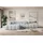 altdecor Ecksofa in L-Form Corner Sofa Bett Eckcouch Couch Wohnlandschaft Cauchsofa Olea-L2-309x190x70 cm Grau