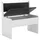 VCM Truhenbank Esal Weiß 80 x 80 x 42 cm