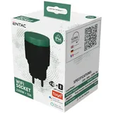 ENTAC Smart-Home-Steckdose IP44 Schwarz 1 St.