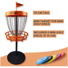 Guru Disc Golf Mini Basket Set inkl. 5 Scheiben