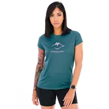 Asics Fujitrail-Logo vêtement running femme - Bleu - L