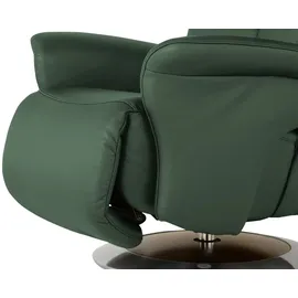 HIMOLLA Sessel 7418 Leder 81 x 111 x 95 cm Grün elektrisch