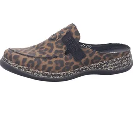Rieker Damen 46393 Clogs, Mehrfarbig, 37 EU