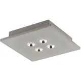 GLOBO LED Decken Leuchte Schlaf Gäste Zimmer Beton Dielen Lampe Chrom