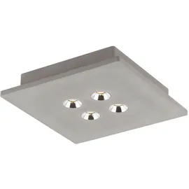 GLOBO LED Decken Leuchte Schlaf Gäste Zimmer Beton Dielen Lampe Chrom