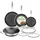 NutriChef Pfannen-Set 7-tlg. 20 cm + 25 cm + 30 cm