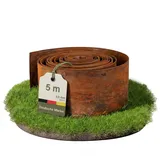 Novaterra Rasenkante 500 x 14 cm 1 Stück Rostoptik