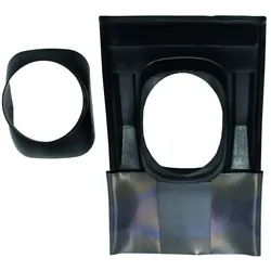 Vaillant Kunststoff-Universalpfanne für Schrägdach 25-50 Grad Neigung schwarz 009076
