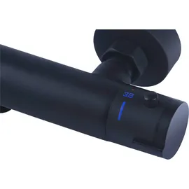CORNAT Brausethermostat Noir round schwarz