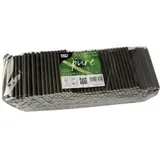 Papstar Cocktail Trinkhalme 10 cm 4000 St. Schwarz