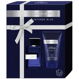 S.Oliver Superior Men Intense Blue Eau de Toilette 30 ml + Shower Gel 75 ml Geschenkset