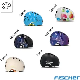 Fischer Fahrradhelm BMX Plus Power S/M weiß