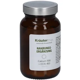 kräutermax - naturheilmittel seit 1890 Calcium 500 + D3 IE400