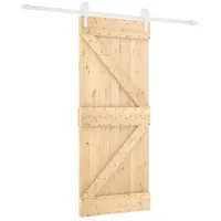 vidaXL Schiebetür rechts 80 x 210 cm Weiß