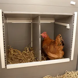 Kerbl ECO-Kunststoffstall Barney Hasenstall Maße 137x73x83 cm,