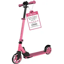 Hudora Scooter Up 145 Junior - Hochwertiger & sicherer Kinder Roller ab 3 Jahre - Zusammenklappbarer City Roller mit 145 mm Rollen - Höhenjustierbarer Scooter für Jungen & Mädchen bis 60 kg