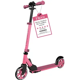 Hudora Scooter Up 145 Junior - Hochwertiger & sicherer Kinder Roller ab 3 Jahre - Zusammenklappbarer City Roller mit 145 mm Rollen - Höhenjustierbarer Scooter für Jungen & Mädchen bis 60 kg