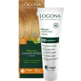 Logona Pflanzen-Haarfarbe Creme 200 kupferblond 150 ml