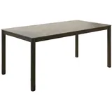 KAWOLA LONGA Gartentisch 180 x 90 x 75 cm Dunkelgrau