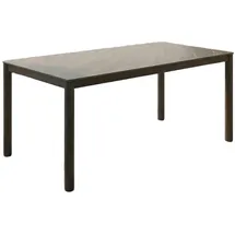 KAWOLA LONGA Gartentisch 180 x 90 x 75 cm Dunkelgrau