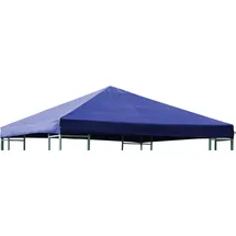 DEGAMO Ersatzdach für Pavillon 3x3 Meter 1 Stück Dunkelblau