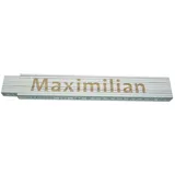 Heka Zollstock Maximilian 2 m, weiß