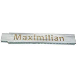 Heka Zollstock Maximilian 2 m, weiß